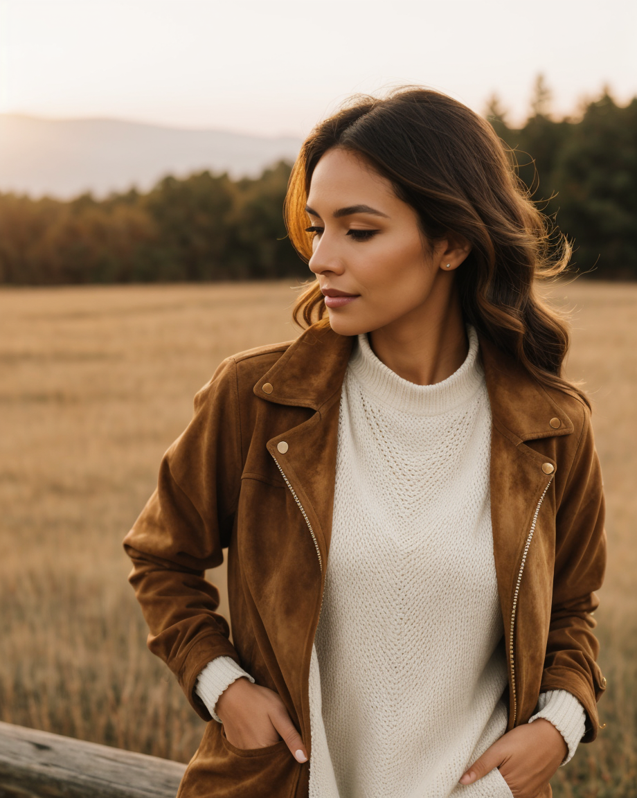 Caramel Suede Jacket