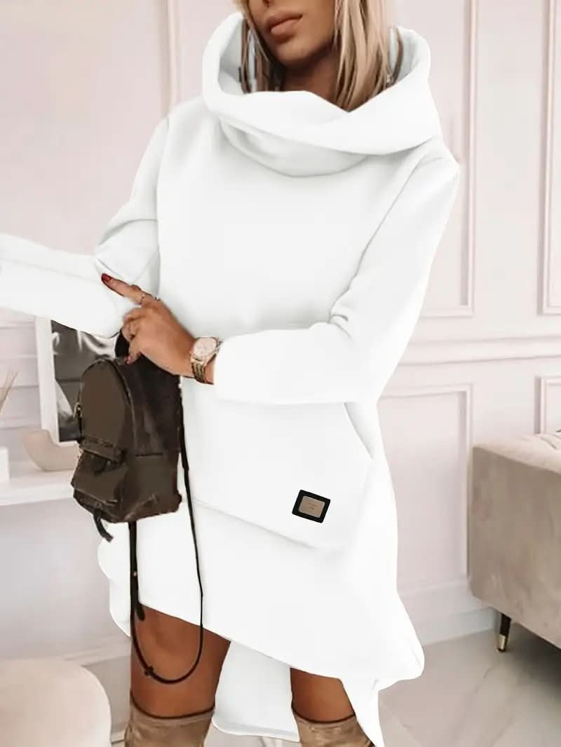 Hooded Sweater Dress 