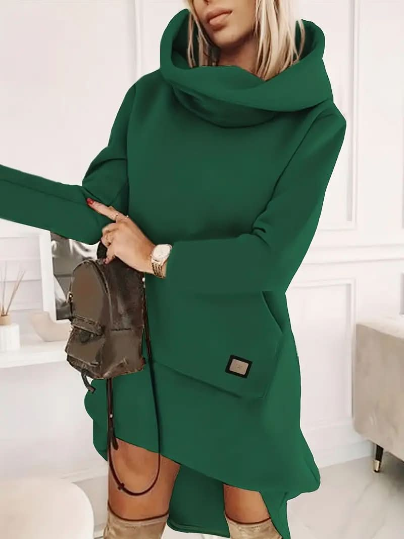 Hooded Sweater Dress 