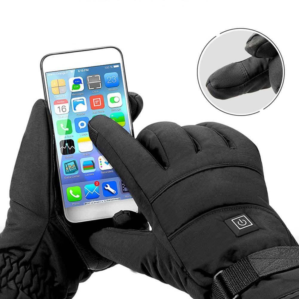 Waterproof Heated Gloves with Touchscreen 