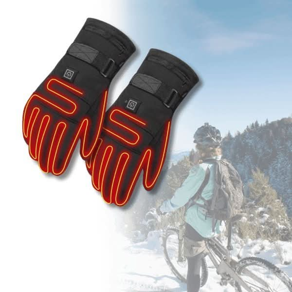 Waterproof Heated Gloves with Touchscreen 